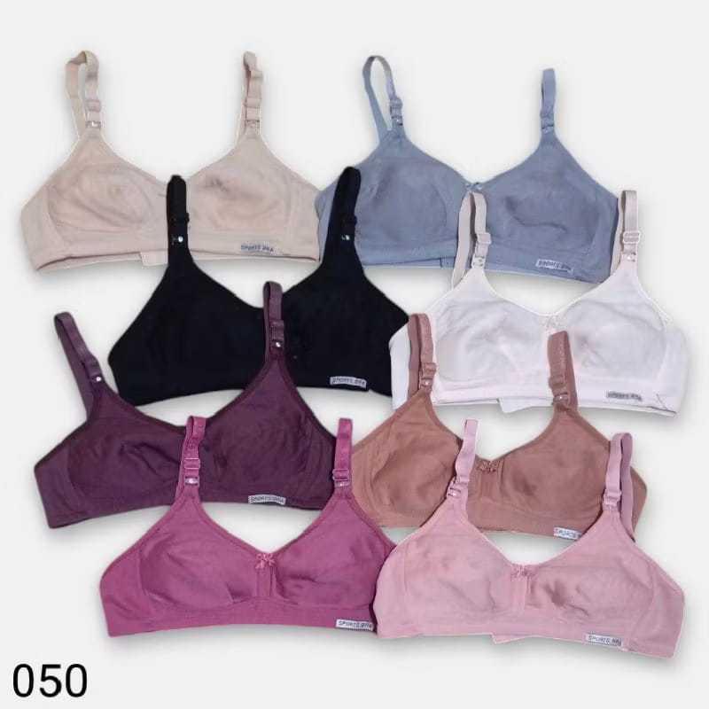 KATUN BRA BH DAILY SPORT BRA BASIC 050 | ขนาด 32-38 ถ้วย BI ขนาด 40-44 ถ้วย B ขนาดใหญ่ I ไร้สาย I ไม