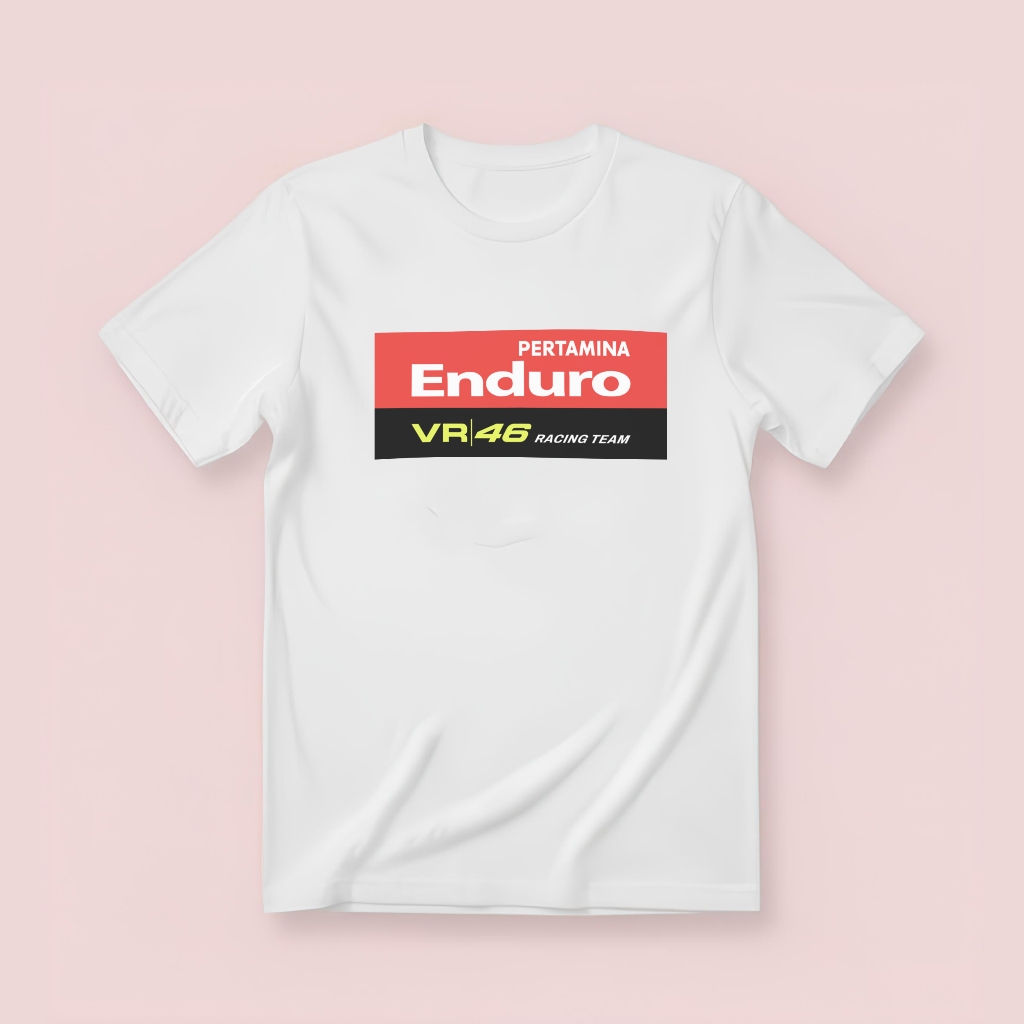Pertamina Enduro VR46 Racing team เสื้อยืด Unisex Cotton Combed Distro Clothing