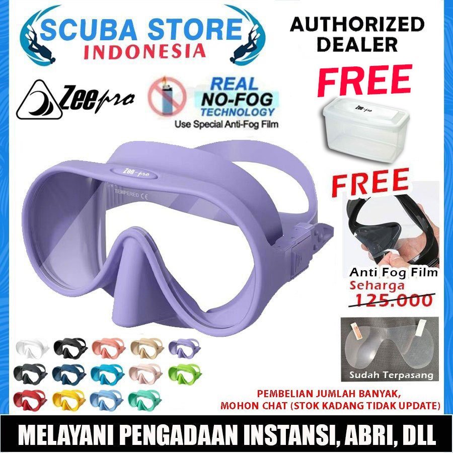 Zeepro M1 Frameless หน้ากากดําน้ําคัดลอก Hollis ดําน้ําดูปะการัง Anti-Fog หน้ากาก Antifog ไม่มีหมอกด