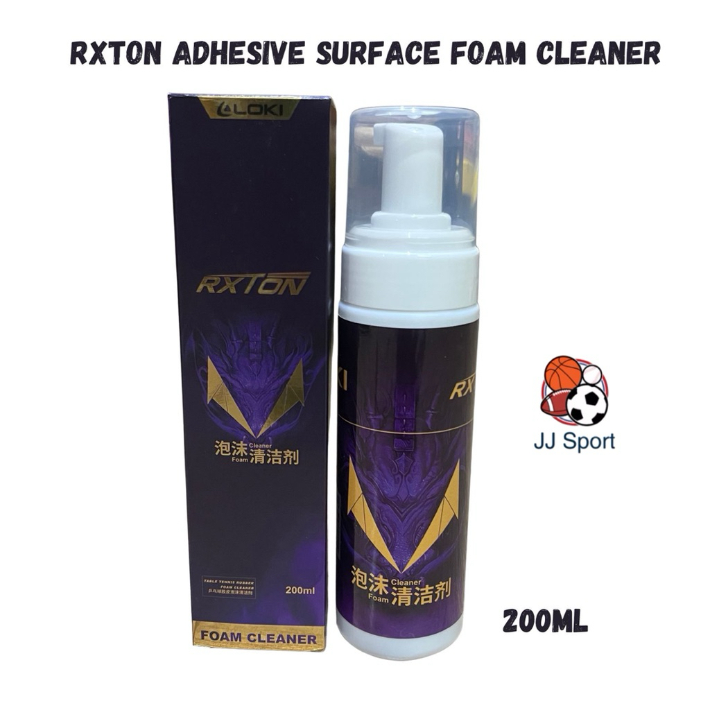 RXTON โฟมทําความสะอาดพื้นผิวกาว | น้ํายาทําความสะอาดยางปิงปอง | น้ํายาทําความสะอาดยาง Loki RXTON รุ่