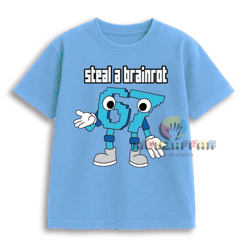 STEAL AROT 67 CHARACTER CHILDRENS T-SHIRT 67 STEALT A BRAIN CHILDRENS เสื้อยืด