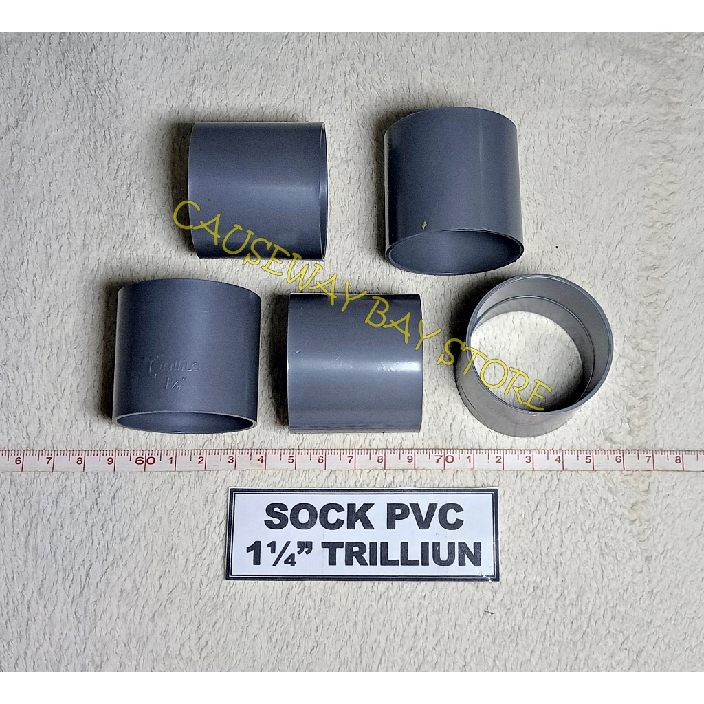 SOCK PVC 1.25 " TRILLION
