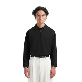 CELANASTUDIO Kaos Polo Half Zip Lengan Panjang Pria | Long Sleeve Polo