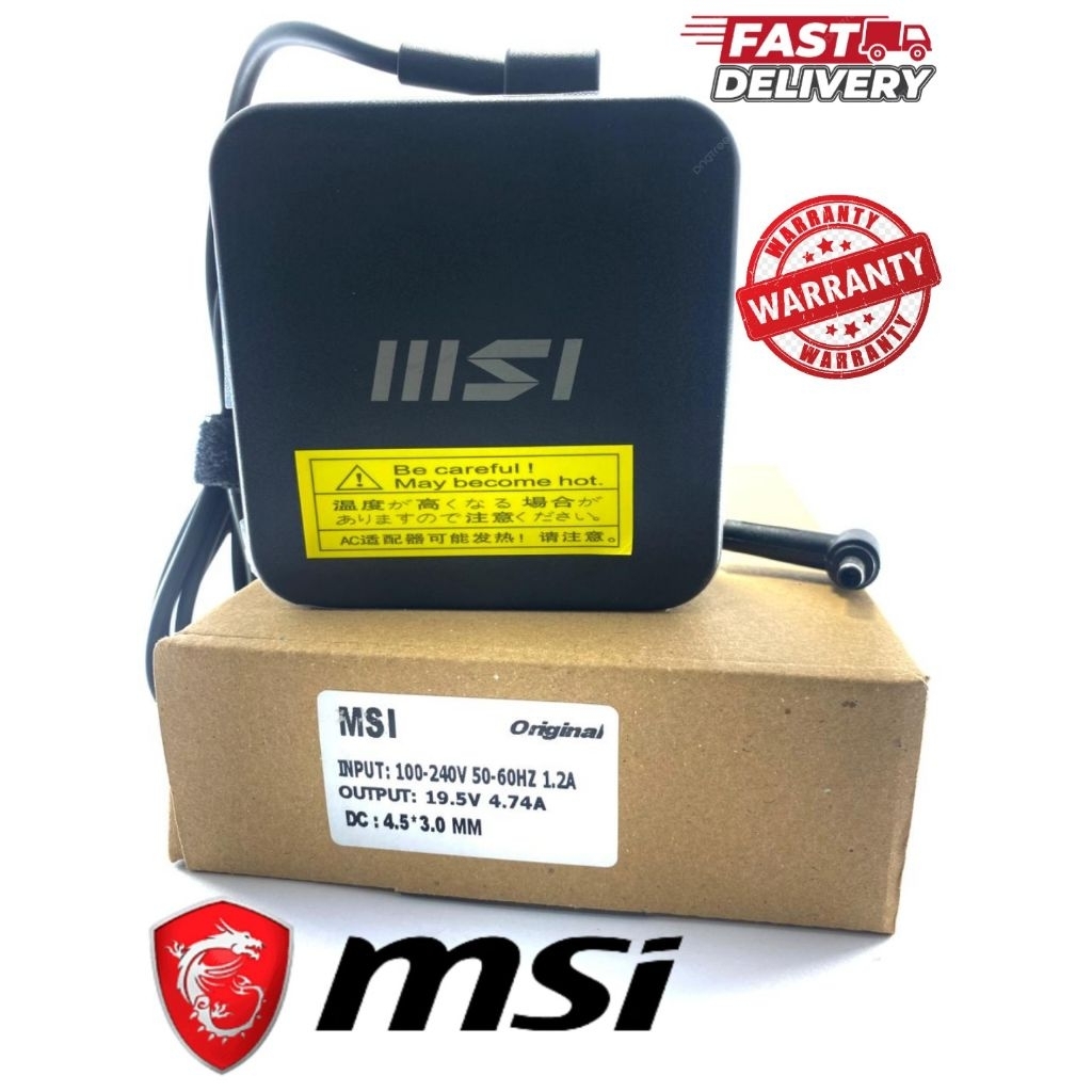 ที่ชาร์จแล็ปท็อปสําหรับ Msi adp-90le d Modern 14 | 15 | โมเดิร์น 14 H 15 H Commercial 14 H a12mg a13