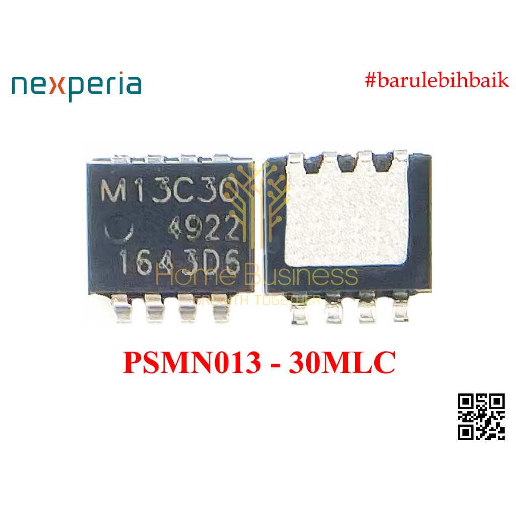 IC MOSFET N-channel PSMN013-30MLC M13C30 PSMN013 30MLC Nexperia 30V 39A อะไหล่ Nch Nannel N-ch
