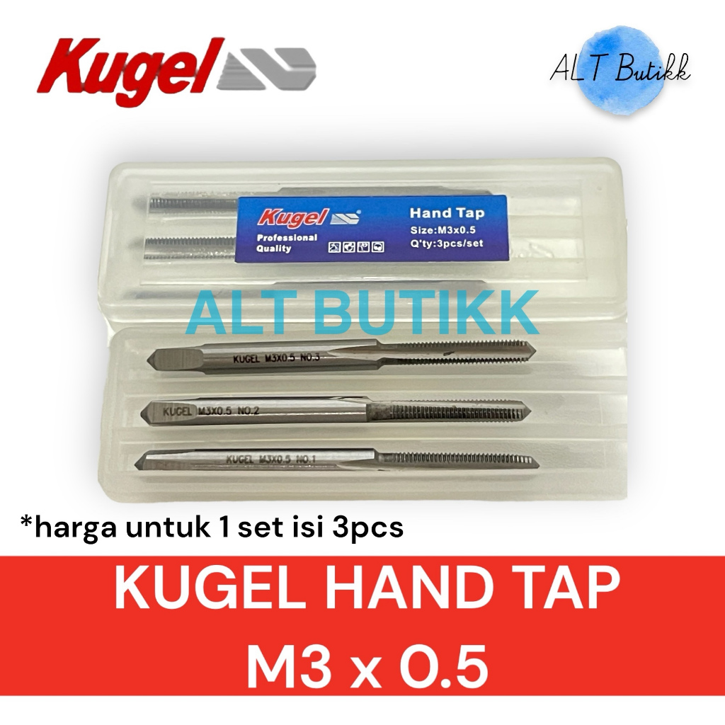 MATA KUGEL HAND TAP M3 x 0.5 | เครื่องมือสูบบุหรี่ | TAP EYE M 3 x 0.5
