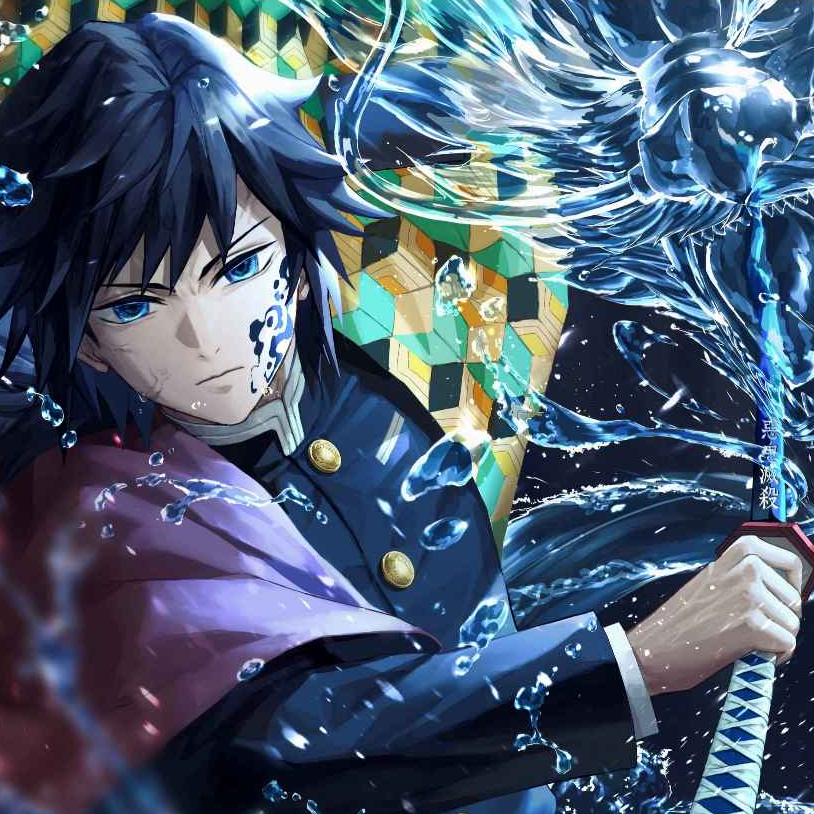 การ์ด CCG การ์ด Demon Slayer Kimetsu no Yaiba Giyu Tomioka