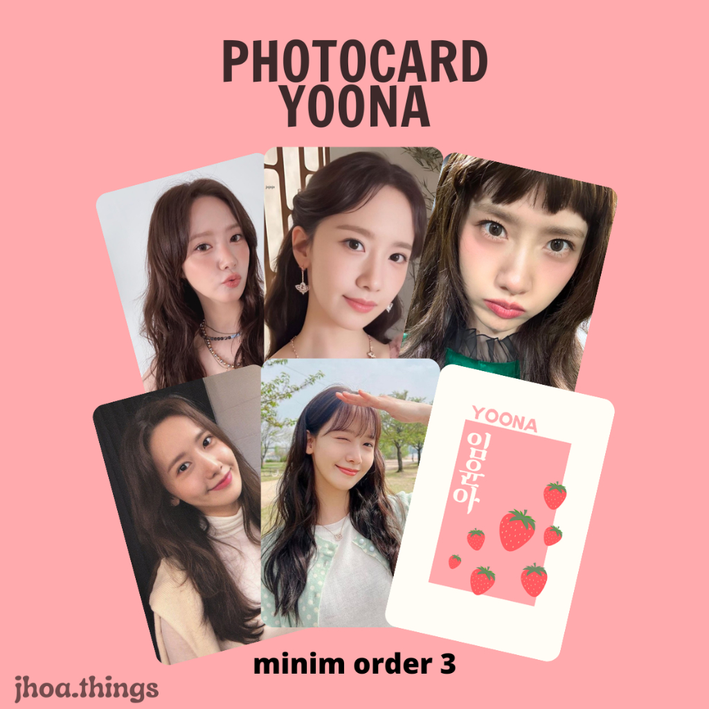 [UNOFFICIAL] PHOTOCARD LIM YOONA SNSD ACTOR KOREA DRAMA BON APPETITE YOUR MAJESTY KING THE LAND