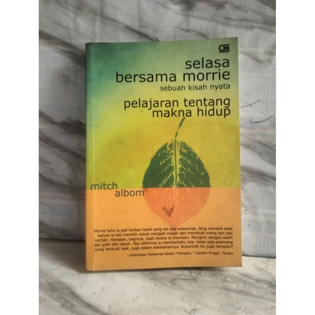 นวนิยาย TUESDAYS WITH MORRIE โดย Mitch Albom