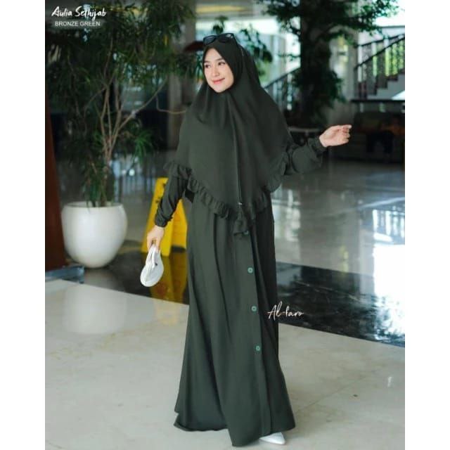 ชุด AULIA ALFARO HIJAB, ชุด HIJAB GAMIS, PLAIN GAMIS