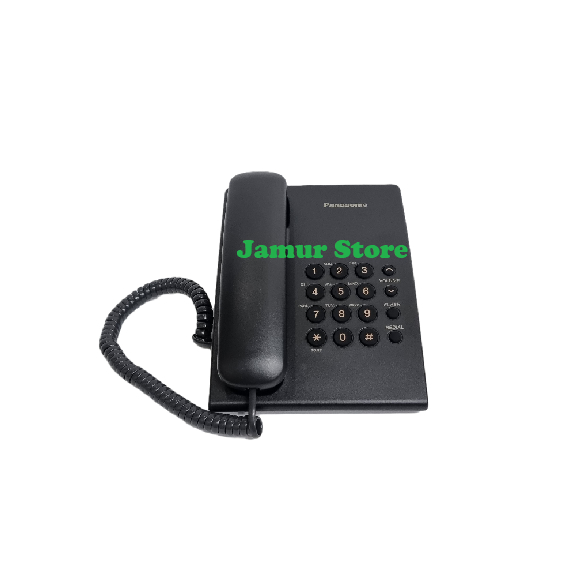 Panasonic KX-TS500 โทรศัพท์แบบมีสาย Home / โทรศัพท์สํานักงาน KX-TS500MX สีดํา