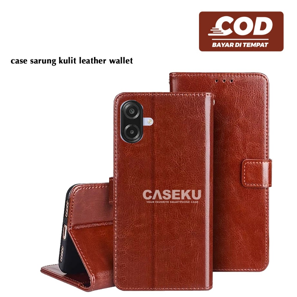Leather Book Case Flip Leather Flip Wallet Case Samsung A07 Samsung A05 Samsung A05S Samsung A06 4G 