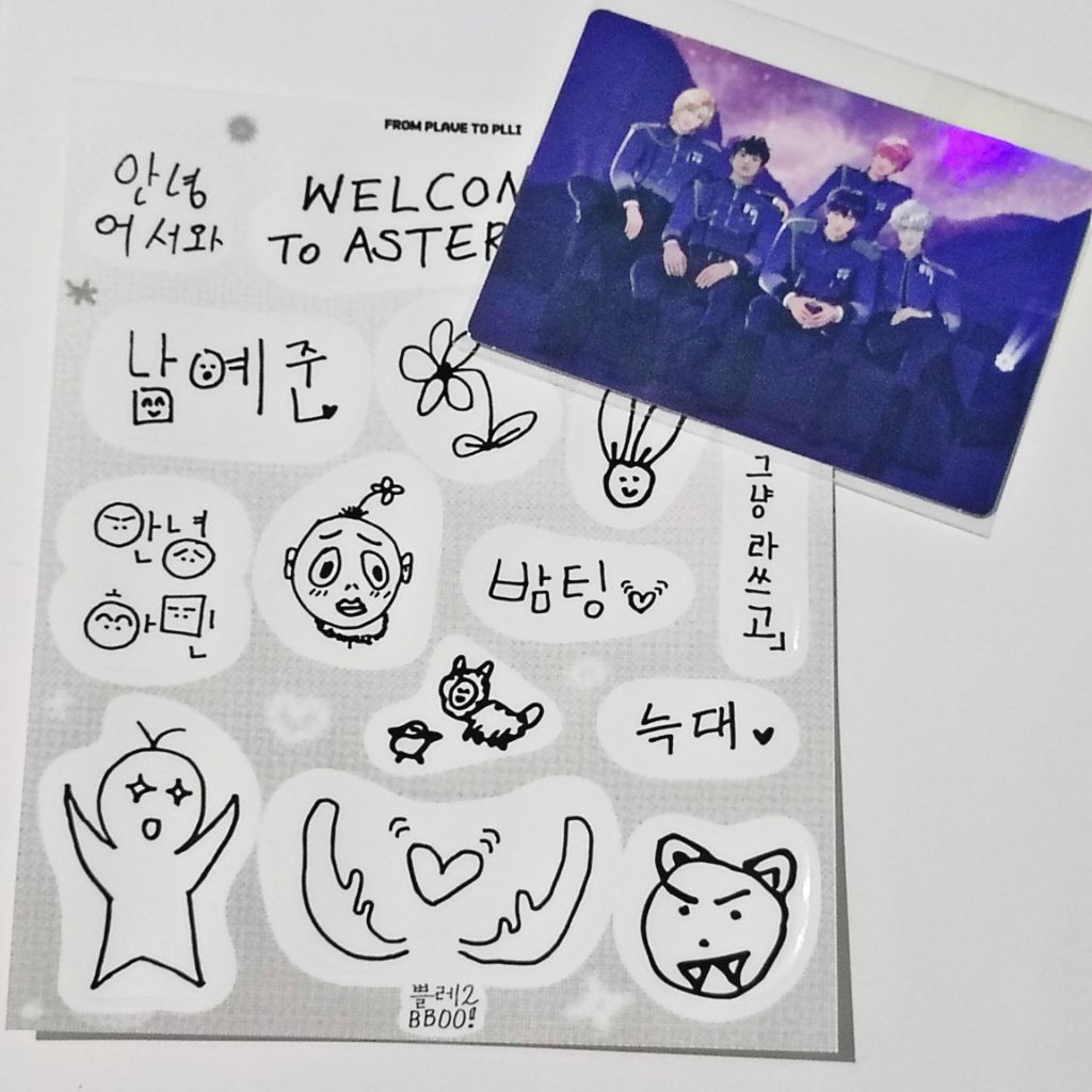 การ์ดรูปถ่ายและสติ๊กเกอร์ Plave อย่างเป็นทางการ Bonus Offline First Fancon