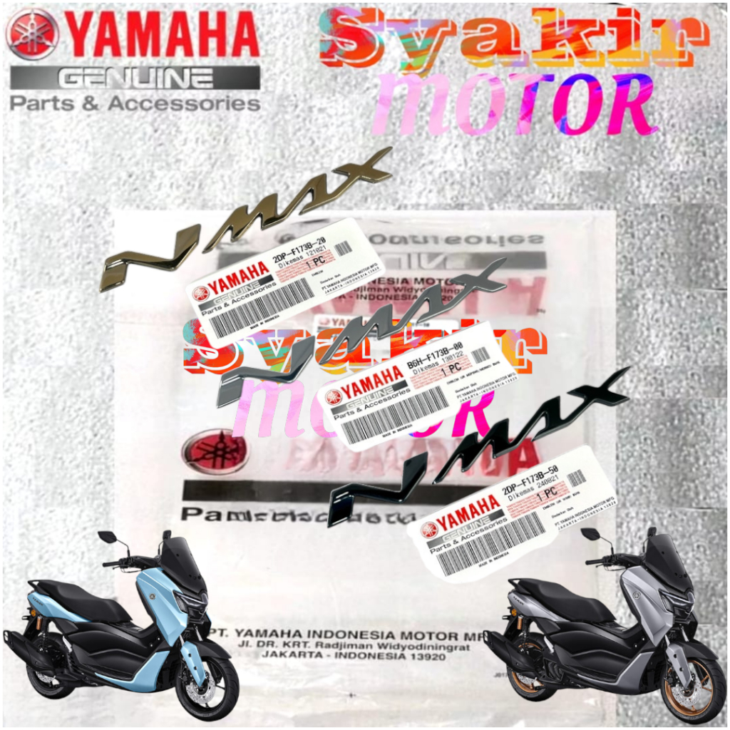 2DP/B6H-F173B- 3D EMBLEM NMAX OLD NEW NMAX N MAX TURBO NMAX NEO S ORIGINAL YAMAHA