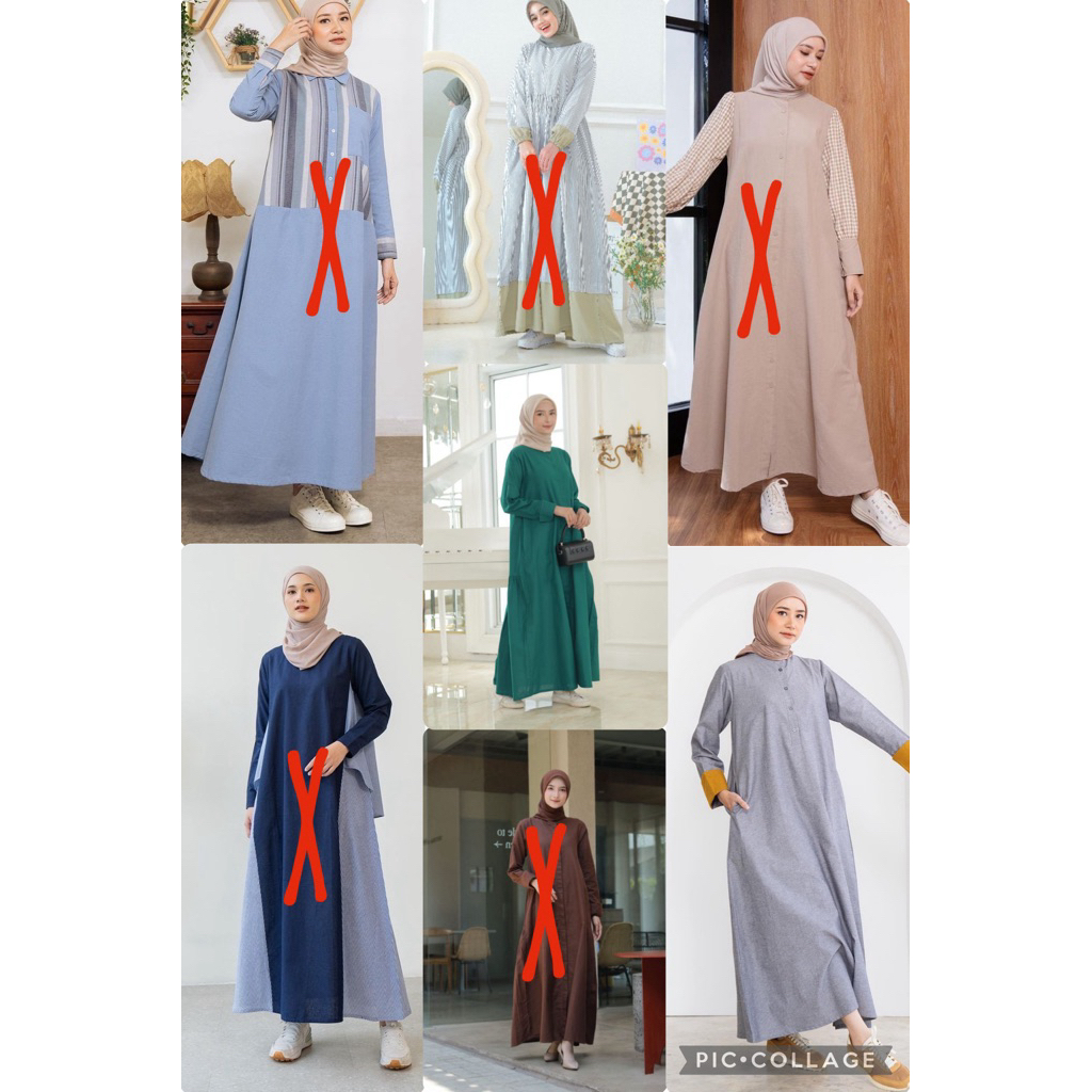 PRELOVED DRESS Aisha Studio Ema Daily size M Ema_daily ไม่ใช่ ditsy