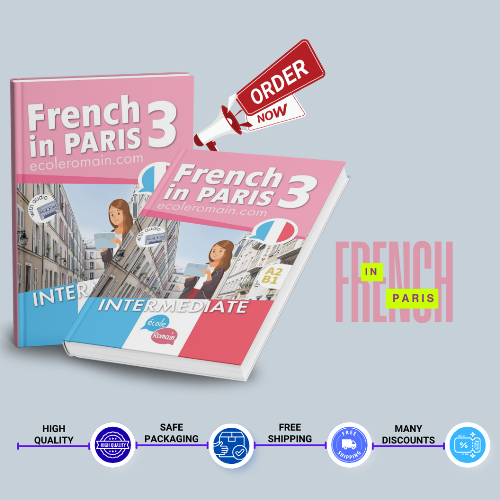 French In Paris 3 Intermediate Ecole Romain - หนังสือภาษาฝรั่งเศส