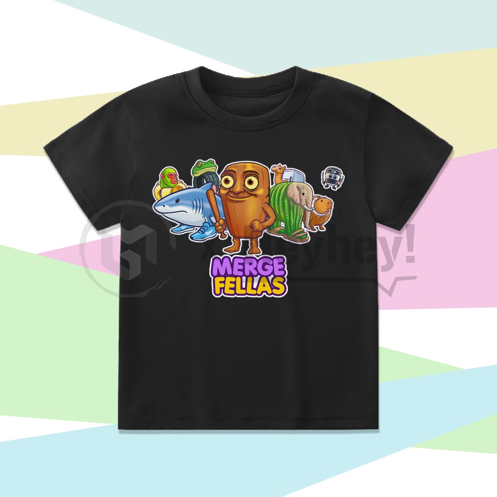CHILDRENS CLOTHES เสื้อยืด MERGE FELLAS ANOMALI BRAINROT