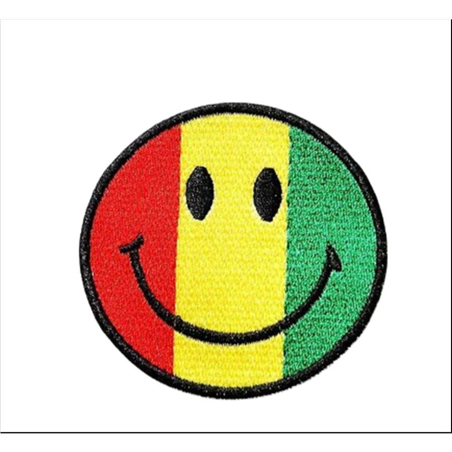 EMOTICON REGGAE TESTIMONI-IBP EMBROIDERY PATCH