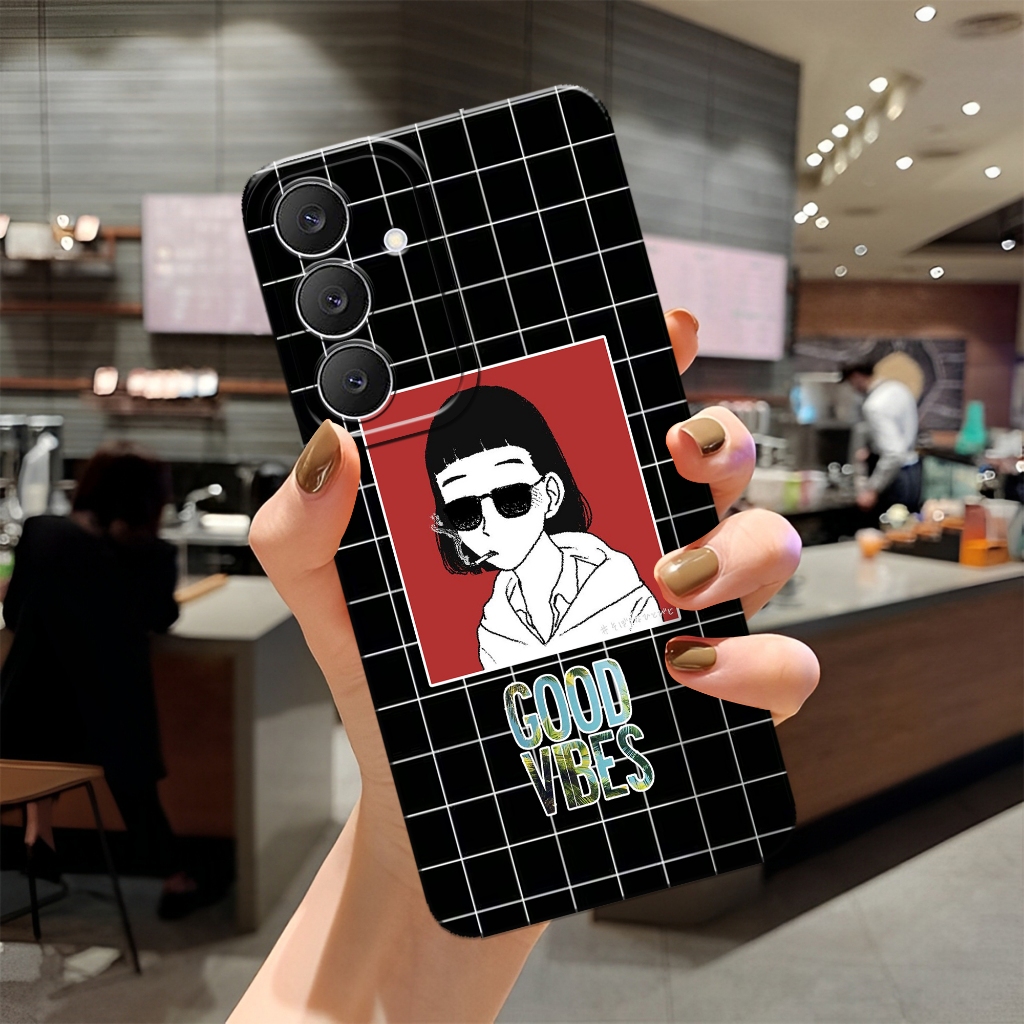 HP ล่าสุด Samsung S25 FE 2025 Softcase - เคสแฟชั่นสีดํา - เคส Samsung S25 FE 2025 - เคส Pro Camera S