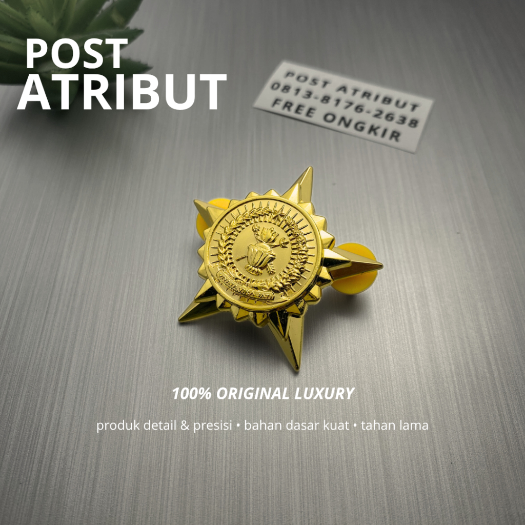 Luxury Pin SESKO TNI AD / Brevet SESKO TNI AD Luxury / SESKO TNI Luxury / Attributrettes / บริการ / 
