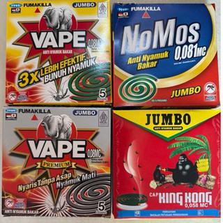 Racun Nyamuk Bakar Vape / Nomos / KingKong ( GRATIS ONGKIR INSTANT )