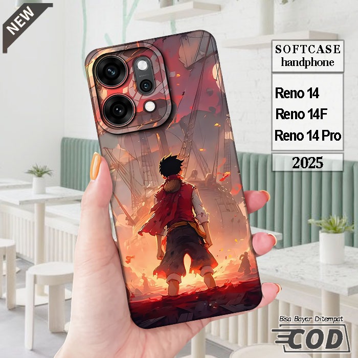 เคส OPPO RENO 14 _OPPO RENO 14F _OPPO RENO 14 PRO _เคสซิลิโคนสีดําใสยืดหยุ่นสุดเท่