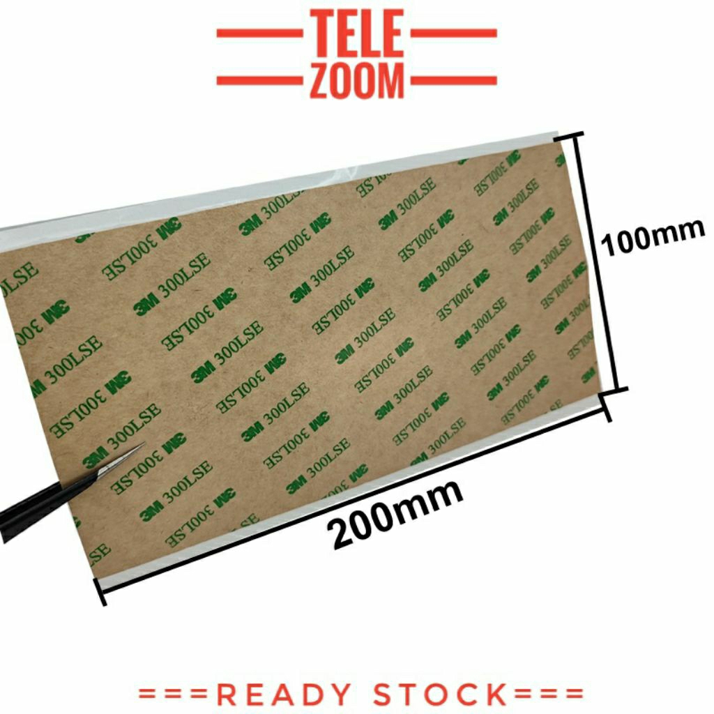 3M กาว 300LSE เทปคู่สําหรับซ่อมกล้องยาง Grib ขนาด 10 ซม.X 20 ซม.สติกเกอร์ 4 "x 8 "