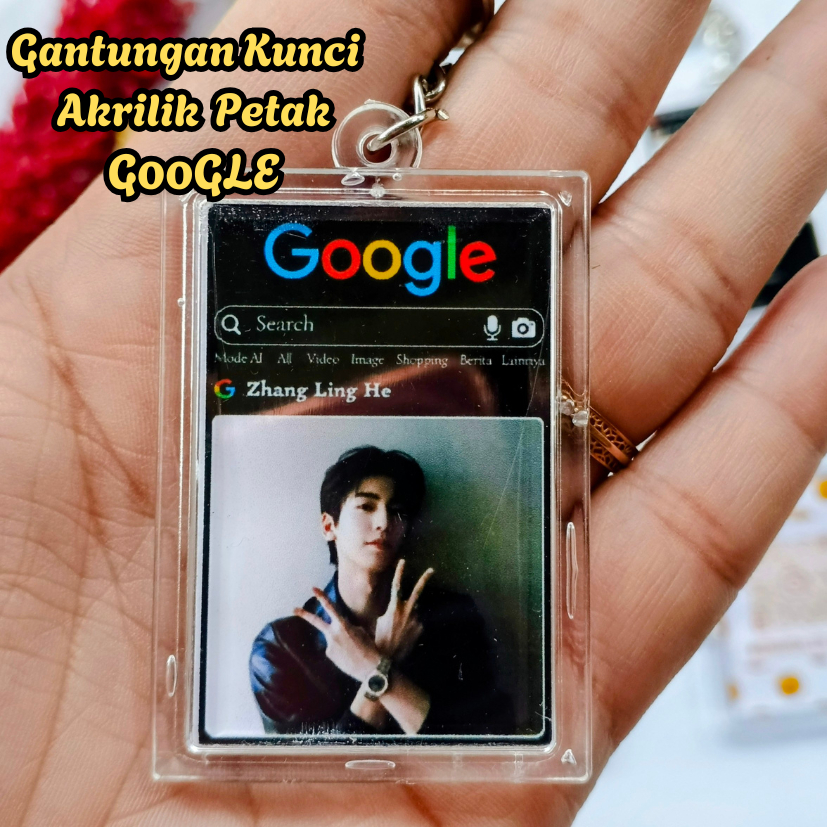 GANTUNGAN [CUSTOM] พวงกุญแจอะคริลิค G00gle | พวงกุญแจรูป | ตะขอเสียบกระดาษ | ของชําร่วย | ของขวัญ ขอ