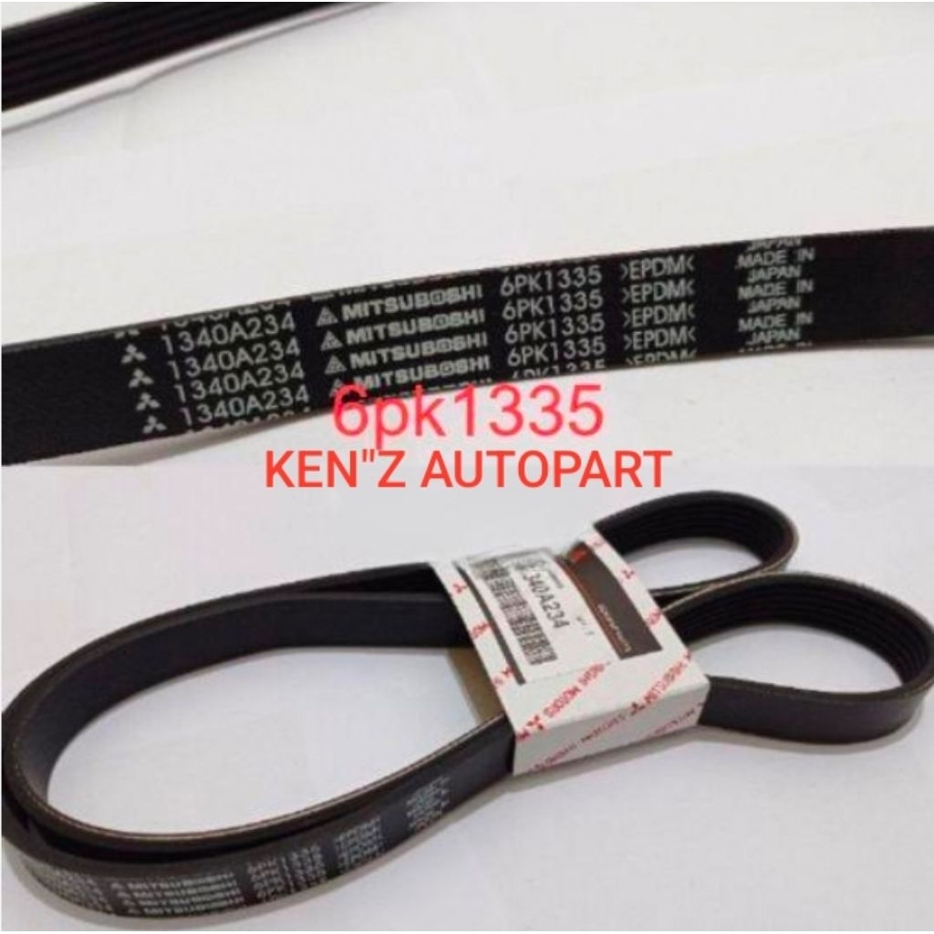 FAN BELT V BELT RIB BELT FAN BELT 6PK 1335 TYPE OEM MITSUBISHI L300 ดีเซล EURO 4N14