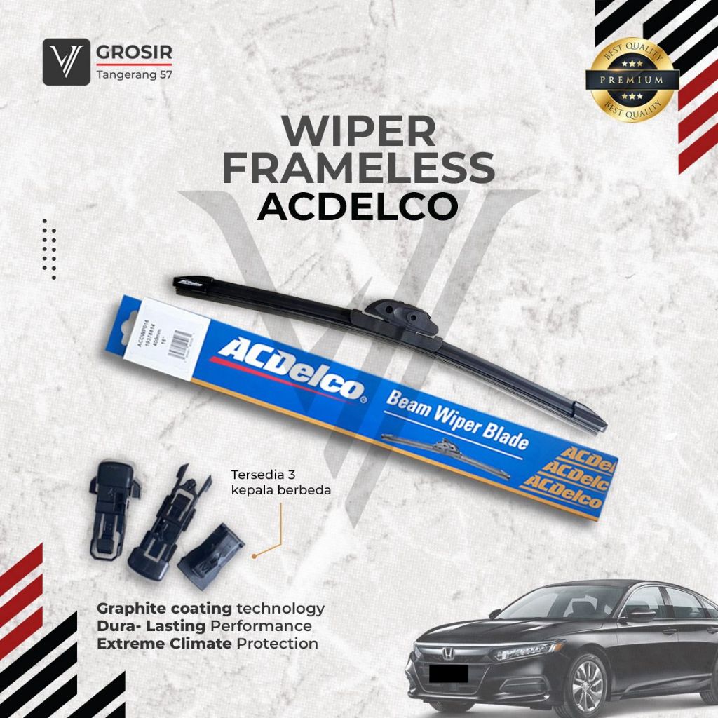 ACDELCO Wiper ALL NEW ACCORD LX CV1 CV2 Gen10 2018-2022 26-18 Frameless Beam