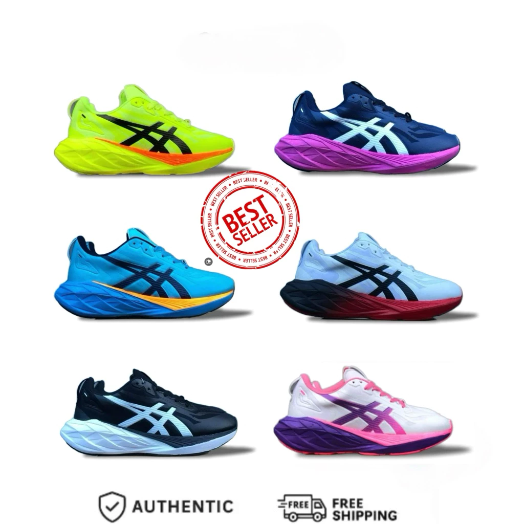 รองเท้าวิ่ง Asik novablast 4 รองเท้าวิ่งผู้ชายและผู้หญิง unisex