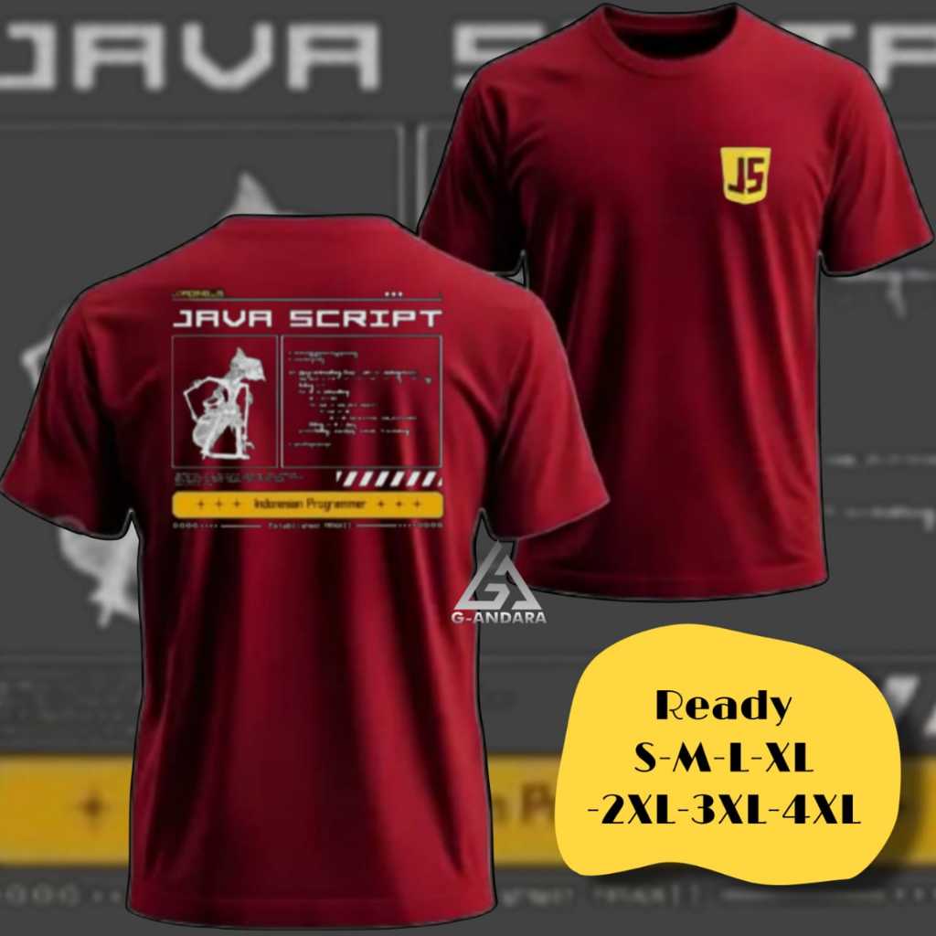 เสื้อยืด JAVA SCRIPT READY DESIGN ใหม่ล่าสุด