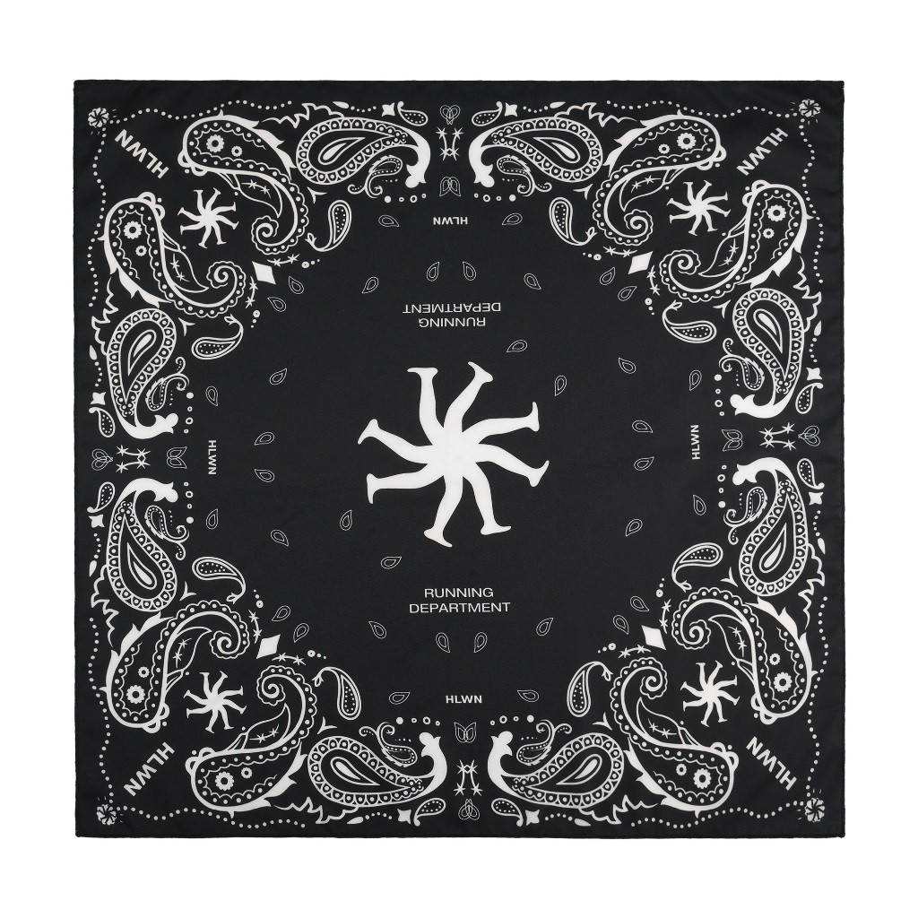 HLWN Running Lightweight Bandana Scarf สีดํา - Kamalla
