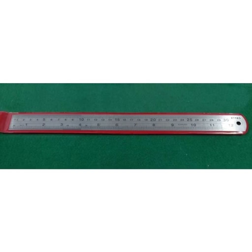 [ชิ้น] QUALITY KENKO 30 CM THICK IRON RULER / 30 CM RULER