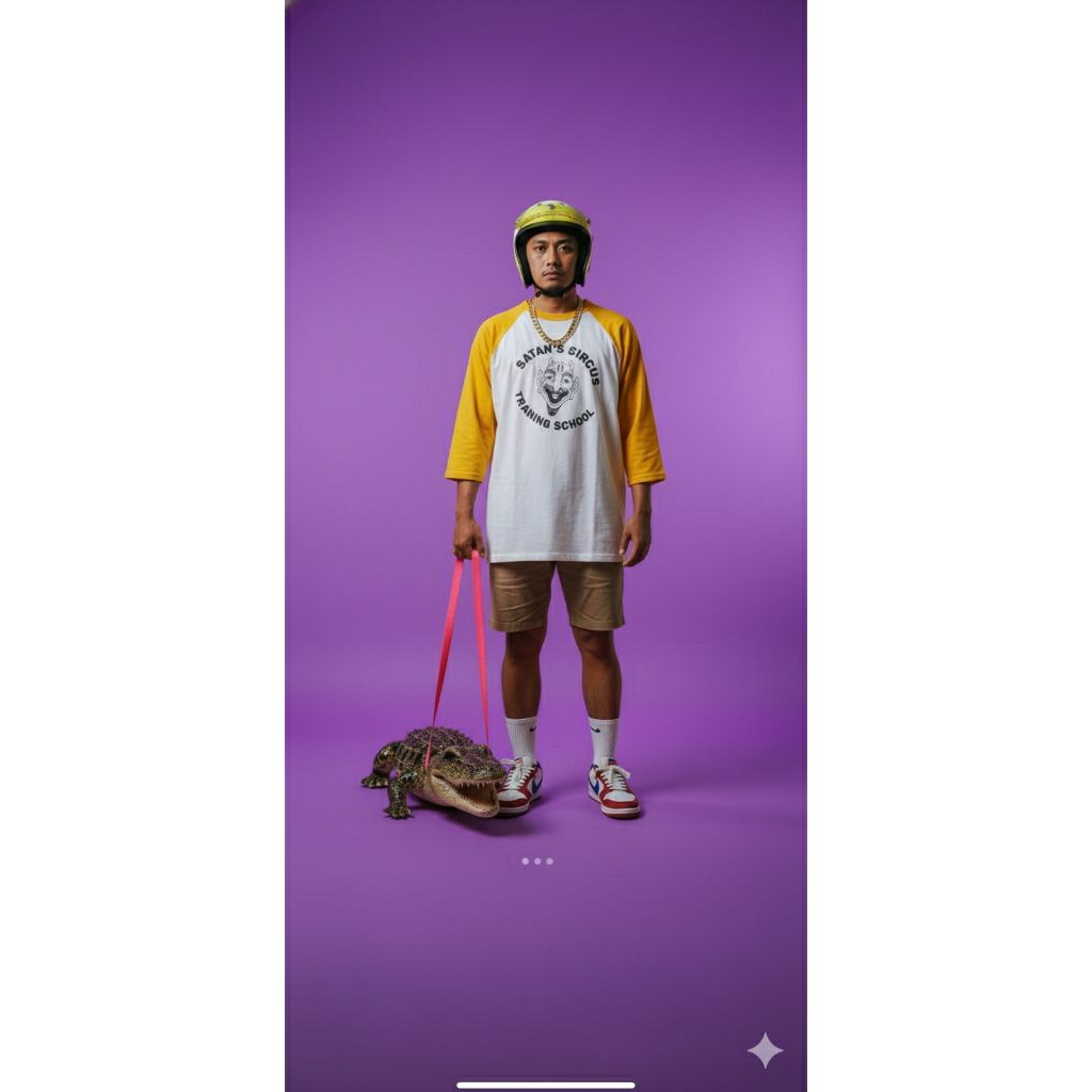 เสื้อยืด Satan Circus Raglan