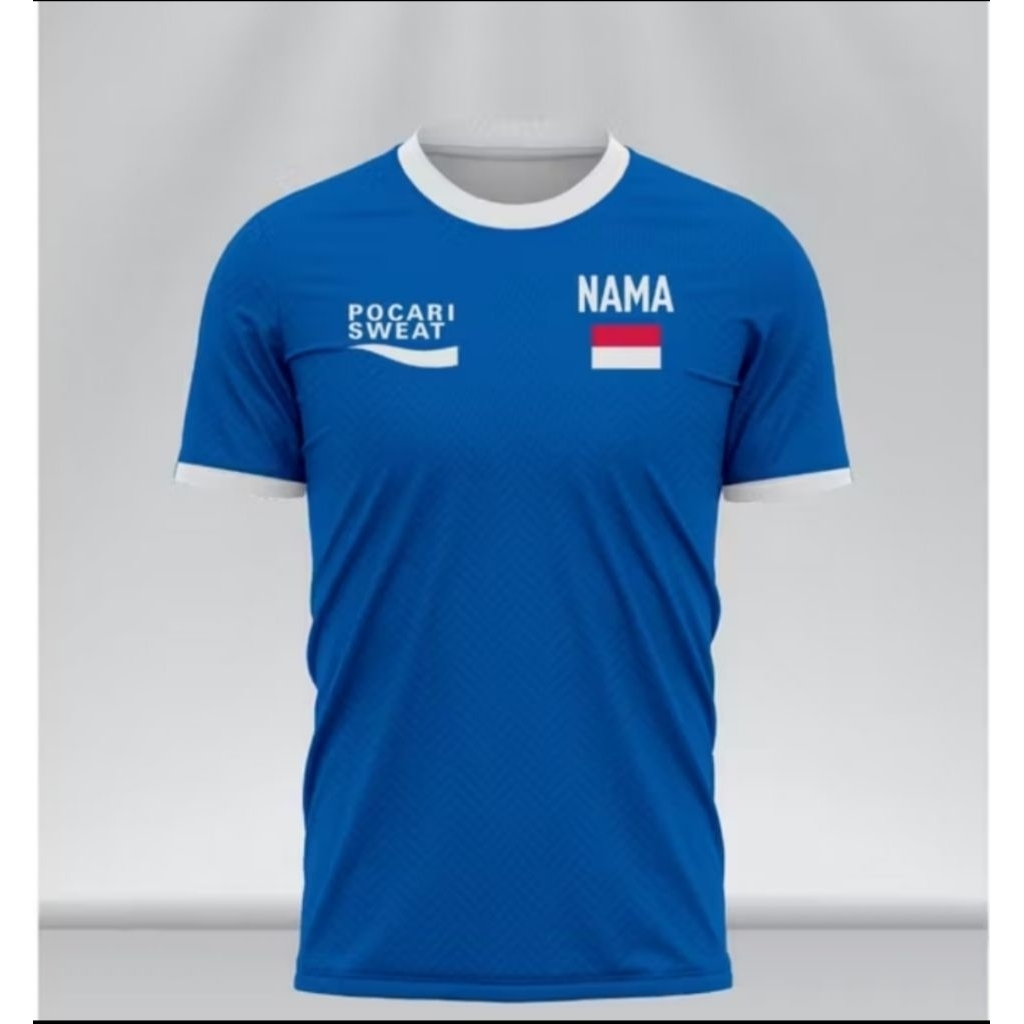 เสื้อวิ่ง Dryfir เกรดการพิมพ์ของ Pocari Sweat