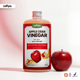 Safiya Cuka Apel 500 ML Apple Cider Vinegar With Mother 100% Asli