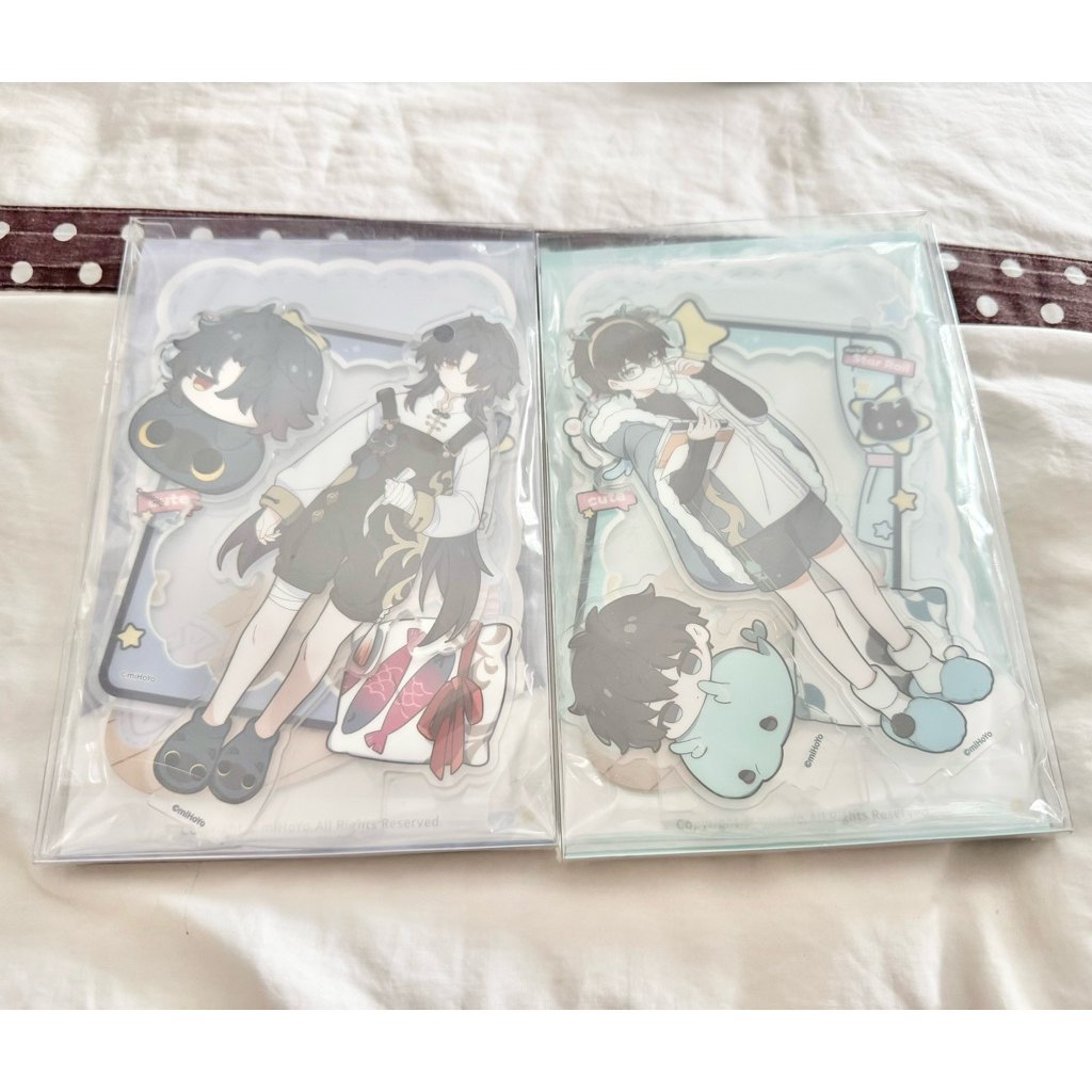 ใหม่ SEALED ใบมีดอย่างเป็นทางการ Danheng badge อะคริลิค mini ขาตั้ง original อย่างเป็นทางการ zzz zen