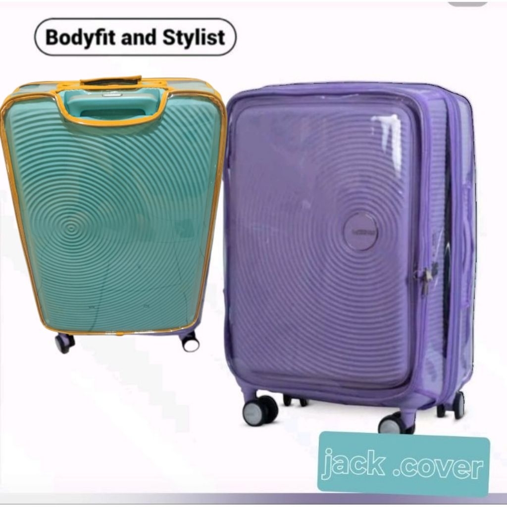 ผ้าคลุมกระเป๋าเดินทาง Fullmica spiral American Tourister Curio,L,M,S front Line