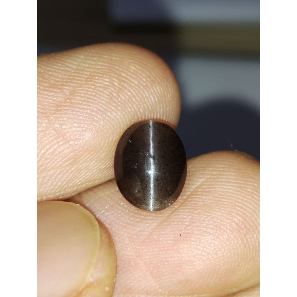 Natural Scapolite Cat Eye Memo 9 x 7.5 x 5.1 มม. 2.69 Ct Oval Cabochon Acc BIC201505772