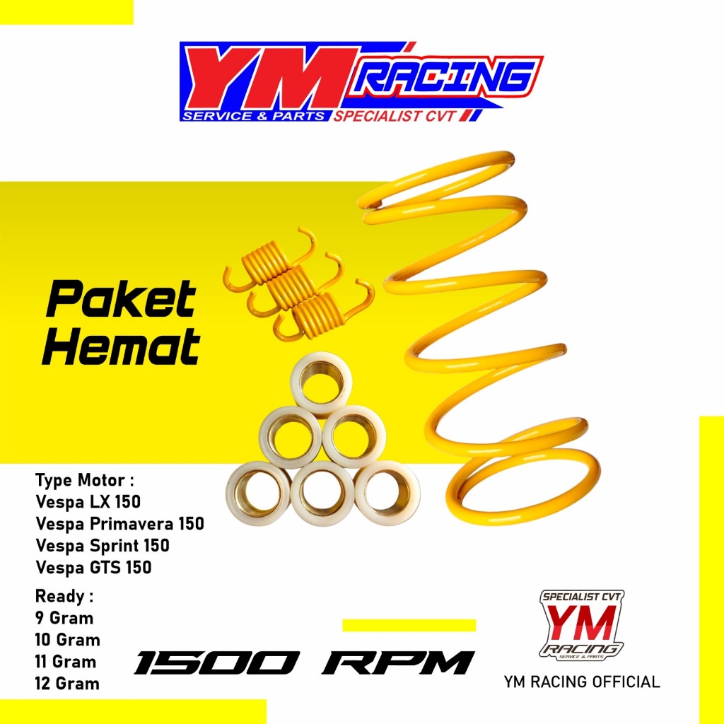 VESPA MATIC LX 150 CVT SAVING PACKAGE / UPGRADE CVT 1500 RPM VESPA MATIC PRIMAVERA 150 1500RPM KOJ |