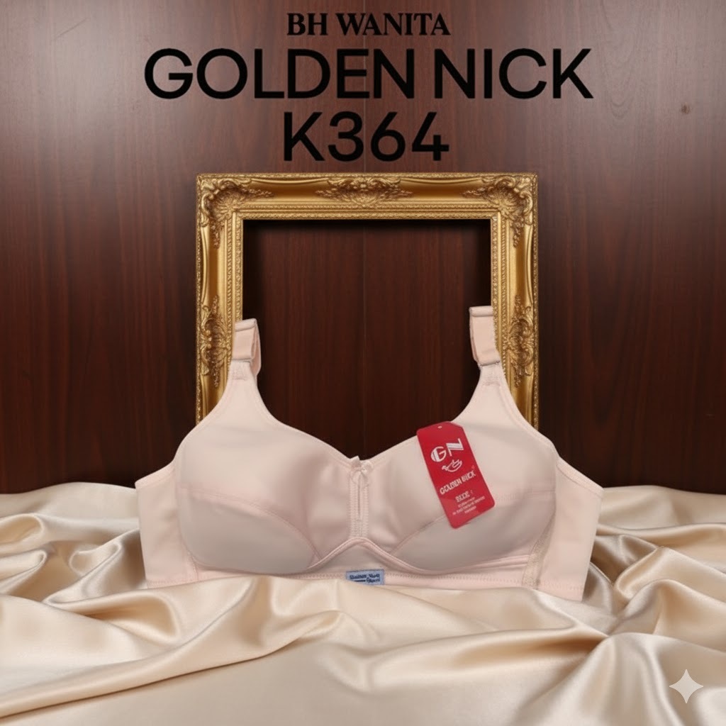 KATUN (3 ชิ้น) Golden Nick K365 สปอร์ตบรา Underwire ผู้หญิง (ครีม) | ชุดชั้นในสตรี | BH golden nick 