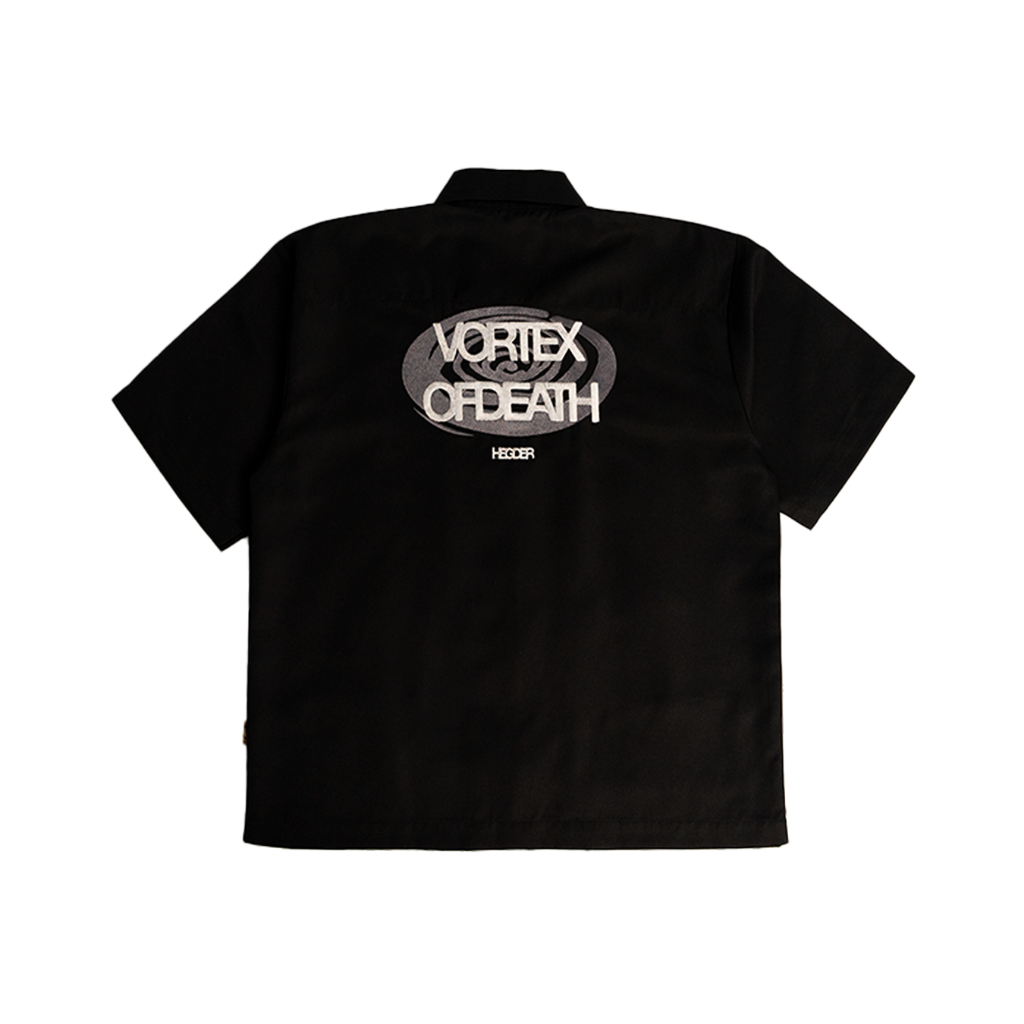 KEMEJA HEGDER - Boxy Shirt "VORTEX" Short Shirt Boxy Cut Workshirt