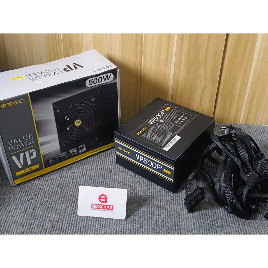 PSU Pure Antec VP500P PLUS 500W 80 PLUS สีขาว Non-Moular