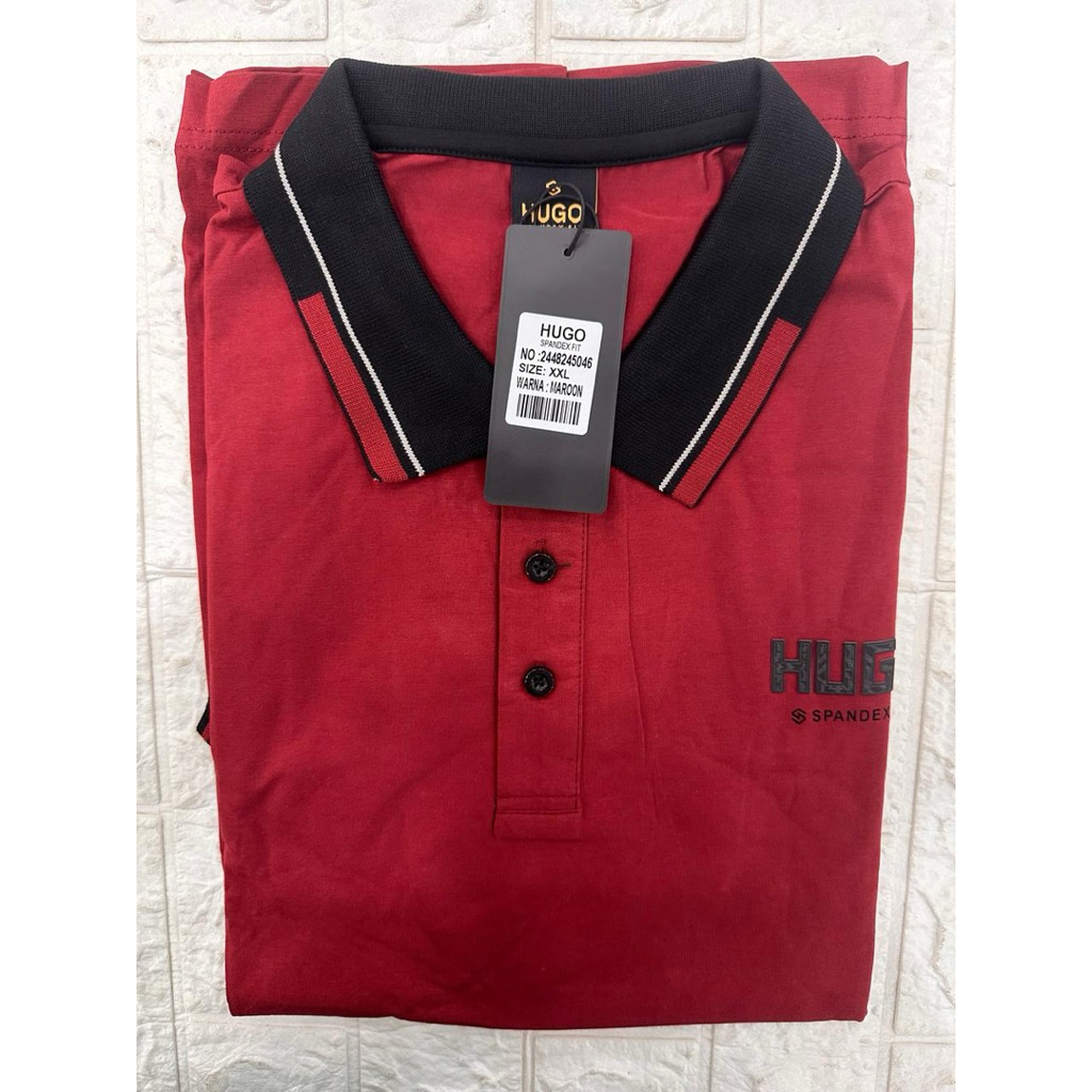 KATUN HG Selection เสื้อยืดคอปกผู้ชายขนาดจัมโบ้ 2xl 3xl 4xl วัสดุผ้าฝ้ายยืดนุ่ม