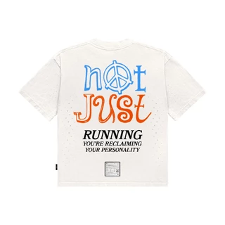HLWN Running เสื้อยืดแขนสั้น Boxy สีขาว - Sierra