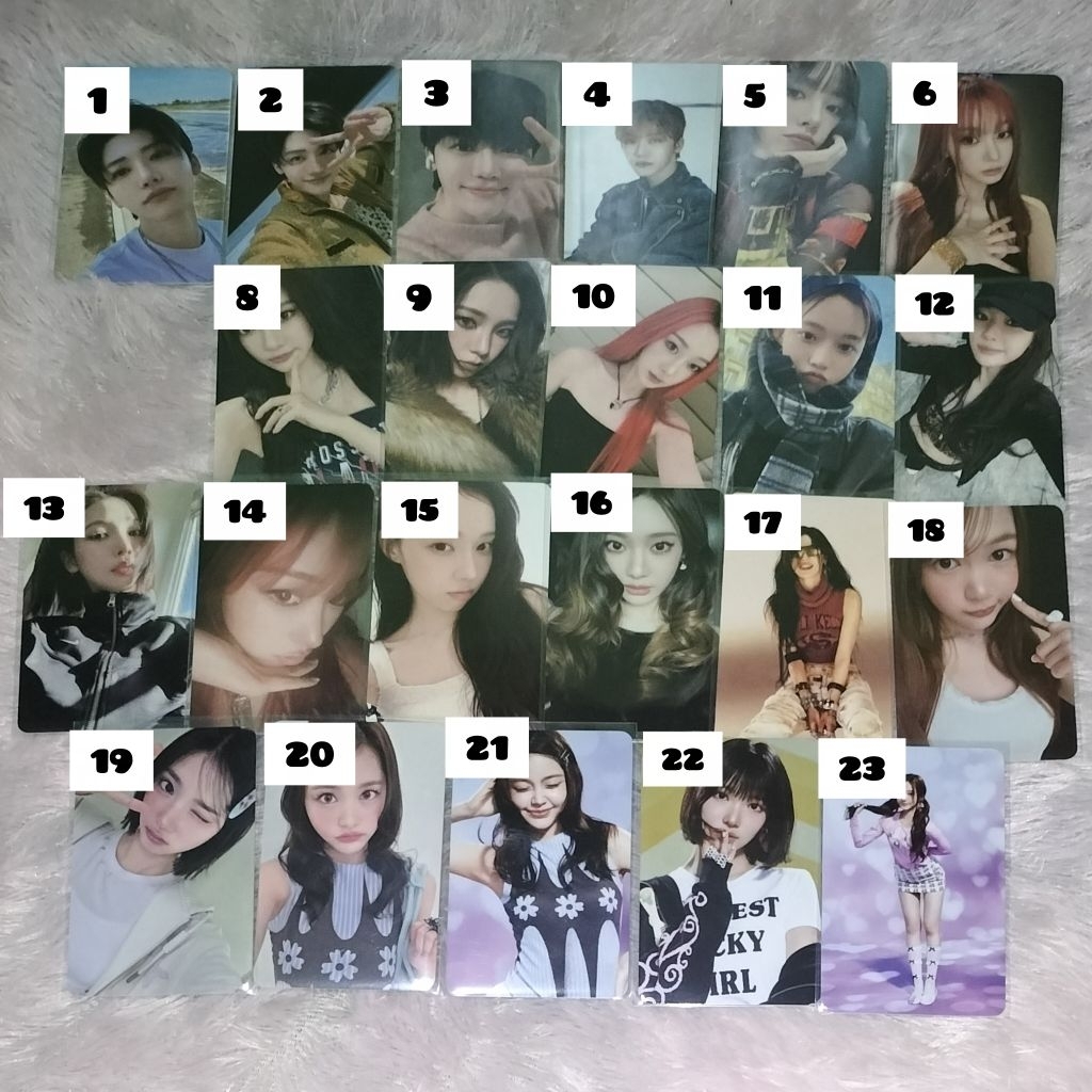 PHOTOCARD QQ เพลง Aespa H2H NCT Dream