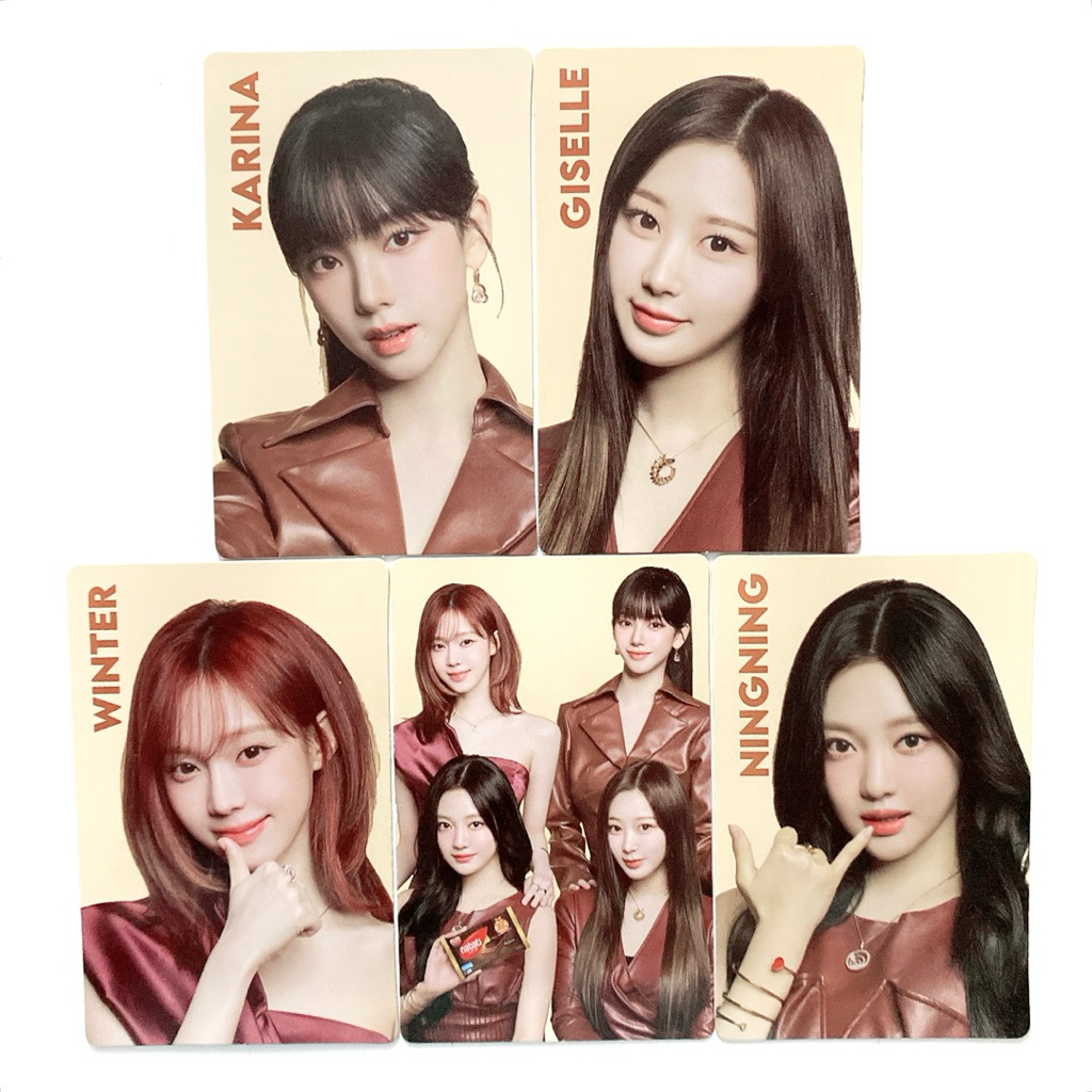 AESPA x Nabati Official Photocard - Karina Giselle Winter Ningning