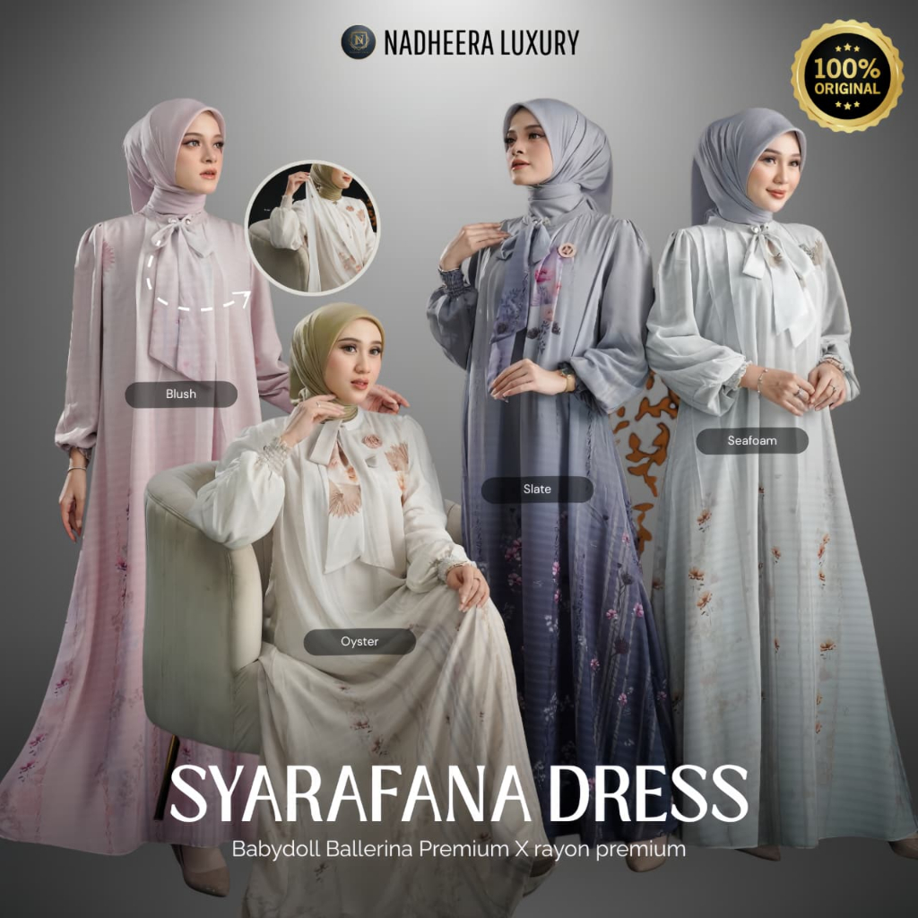 READY / LATEST NADEHEERA LUXURY DRESS / NEWEST DRESS / BY NADEHEERA LUXURY / เดรสล่าสุด / เดรสลาย / 