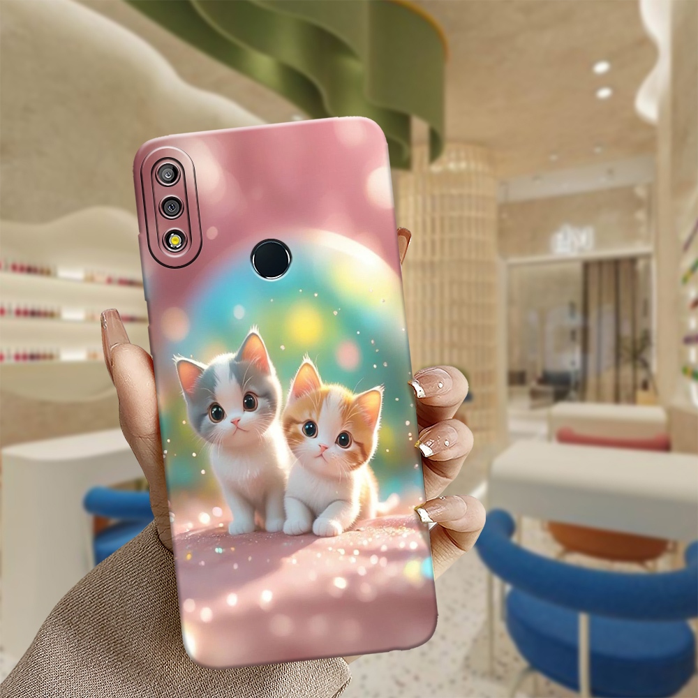 เคสโทรศัพท์ HP Asus Zenfone Max Pro M2 - เคสแมวแฟชั่น - Asus Zenfone Max Pro M2 Softcase - Phone Cas